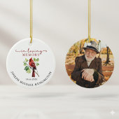 Décoration En Céramique En mémoire d'amour Cardinal Memorial Keepsaké