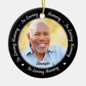 Décoration En Céramique En mémoire d'amour mémorial moderne personnalisé (Devant)