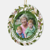 Décoration En Céramique En mémoire d'amour Mère Grand-mère Noël (Gauche)