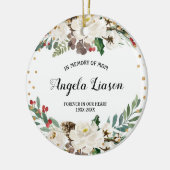 Décoration En Céramique En mémoire de maman Noël (Gauche)