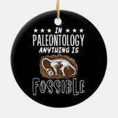 Décoration En Céramique En Paléontologie, Tout Est Possible Dinosaure Puns (Dos)