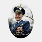 Décoration En Céramique En Souvenir Affectueux | Cadeau de Citation Photo  (Devant)