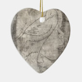 Décoration En Céramique Enchanter Black and White Print : Young Girl Among (Droite)