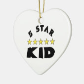 Décoration En Céramique Enfant 5 étoiles (Gauche)