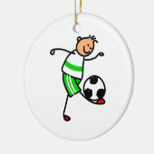 Décoration En Céramique Enfant du football (Gauche)