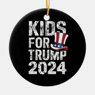 Décoration En Céramique Enfants pour Trump Élections USA 2024