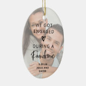 Décoration En Céramique Engagé pendant une pandémie | Deux garde-photos (Droite)