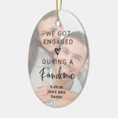 Décoration En Céramique Engagé pendant une pandémie | Deux garde-photos (Gauche)