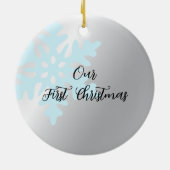 Décoration En Céramique Engagement Ornament, Engaged Ornament, Bridal (Dos)