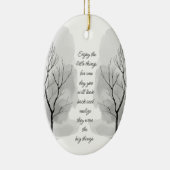 Décoration En Céramique Enjoy Little Things Inspirational Life Quote (Droite)