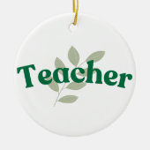 Décoration En Céramique Enseignant (Devant)