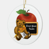 Décoration En Céramique Enseignant de 2e année (Gauche)