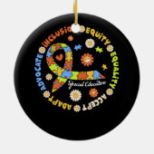 Décoration En Céramique Enseignant de l'éducation spéciale Inspiration Aut (Dos)