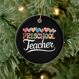 Décoration En Céramique Enseignant en maternelle Premier jour Groovy Retou