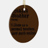 Décoration En Céramique Enseignant espagnol Définition Enseignant (Droite)