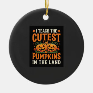 Décoration En Céramique Enseignant Halloween Citrouilles les Plus Mignonne