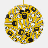 Décoration En Céramique Ensemble de clés Arrière - plan (Dos)