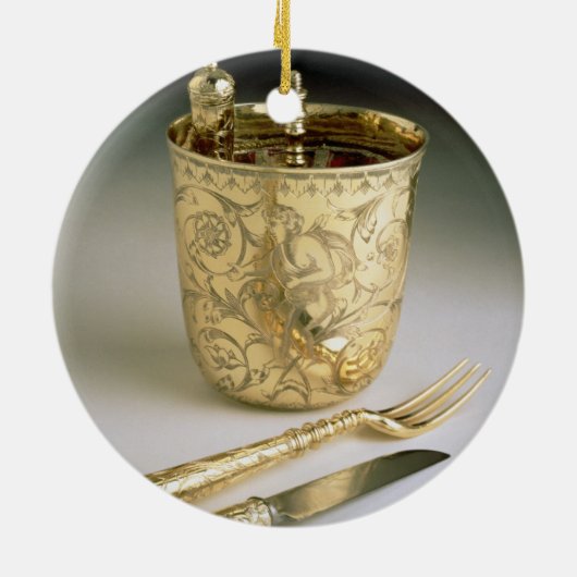 Décoration En Céramique Ensemble de déplacement d'un couteau, d'une (Dos)