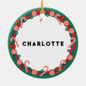 Décoration En Céramique Ensemble de Noël de Pickleball (Dos)