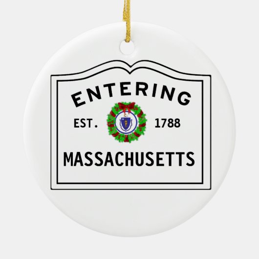 Décoration En Céramique Entering YOURTOWN Ornament (Dos)