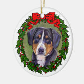 Décoration En Céramique Entlebucher Mountain Dog Art par Glenda Harlan (Gauche)