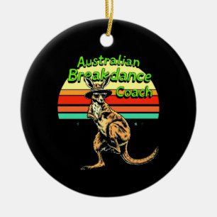 Décoration En Céramique Entraîneur australien de breakdance Hip hop & brea