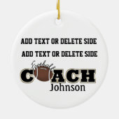 Décoration En Céramique Entraîneur de football - SRF (Dos)