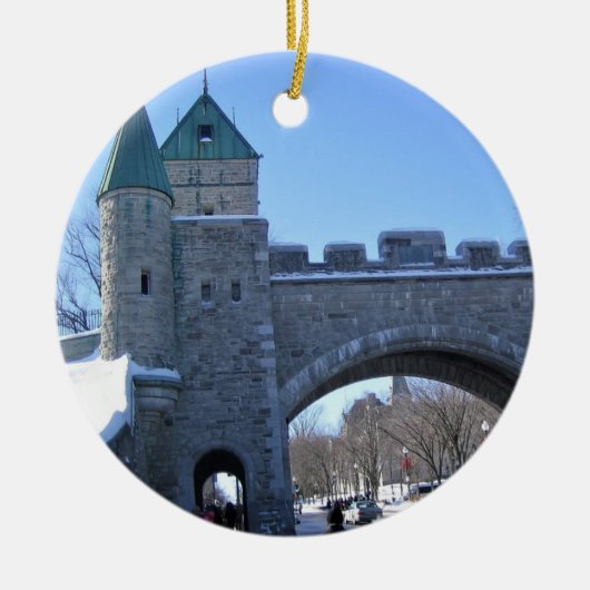 Décoration En Céramique Entrance to Old Québec, Québec, Canada (Devant)