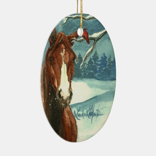 Décoration En Céramique Entre l'ornement de Noël d'amis (Droite)