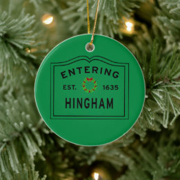 Décoration En Céramique Entrée Hingham Massachusetts Noël