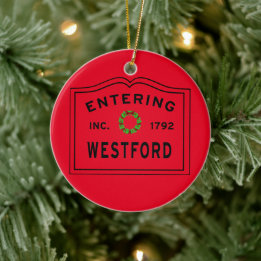 Décoration En Céramique Entrée Massachusetts Ville Westford Ceramic Ornam