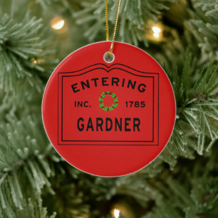 Décoration En Céramique Entrée Ville Massachusetts Gardner