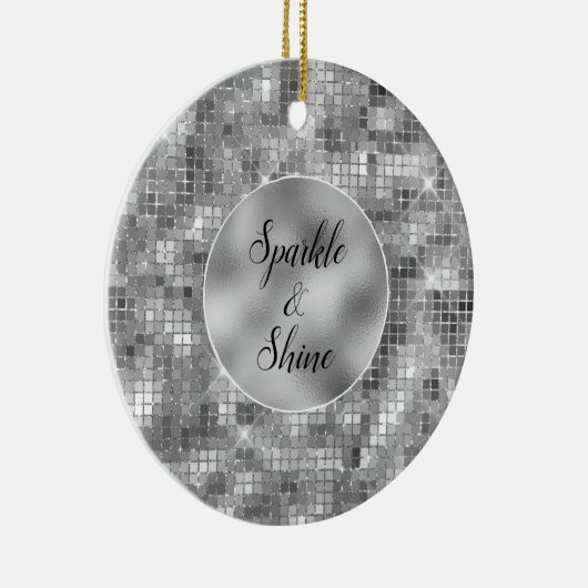 Décoration En Céramique Épersion d'argent (Droite)