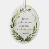 Décoration En Céramique Ephesians 2:8 (Droite)