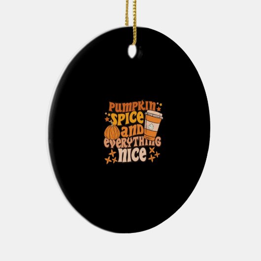 Décoration En Céramique Épice citrouille & Tout Nice automne saison (Droite)