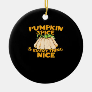 Décoration En Céramique Épices citrouilles Et Tout Nice Slogan Halloween