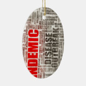 Décoration En Céramique Épidémie de maladie sur une Sc mondiale (Droite)