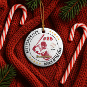 Décoration En Céramique équipe de base-ball garçon athlète coutume