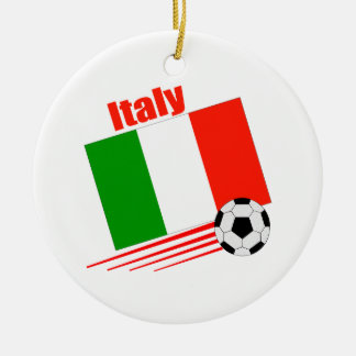 Décoration En Céramique Équipe de football de l'Italie
