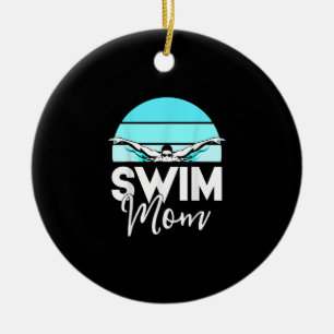Décoration En Céramique Équipe de natation maman Mor école natation Rencon