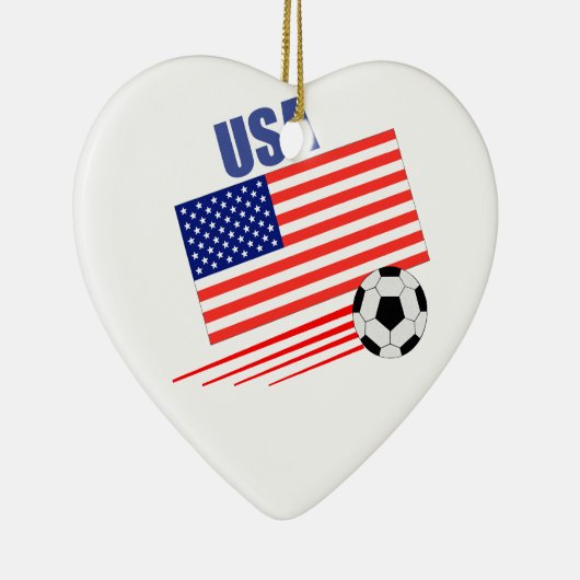 Décoration En Céramique Équipe des États-Unis de football (Droite)