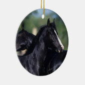 Décoration En Céramique Éraflure arabe de cheval (Droite)