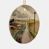 Décoration En Céramique Eric Ravilit, Wiltshire Landscape, (Droite)