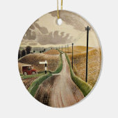 Décoration En Céramique Eric Ravilit, Wiltshire Landscape, (Gauche)