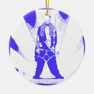 Décoration En Céramique Escalade de glace bébé