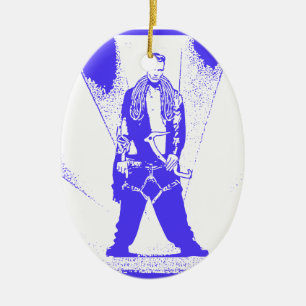 Décoration En Céramique Escalade de glace bébé