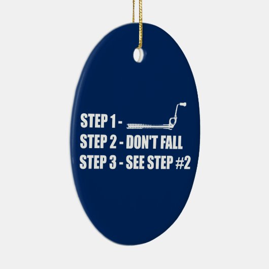 Décoration En Céramique Escalade des glaces - Ne tombez pas (Droite)