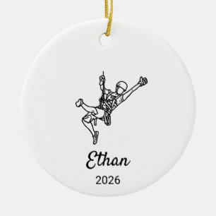 Décoration En Céramique Escalade sur roche personnalisée, Cadeau pour garç