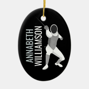 Décoration En Céramique Escrime