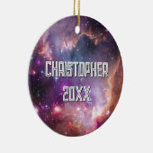 Décoration En Céramique Espace Extérieur Galactique Violet (Droite)